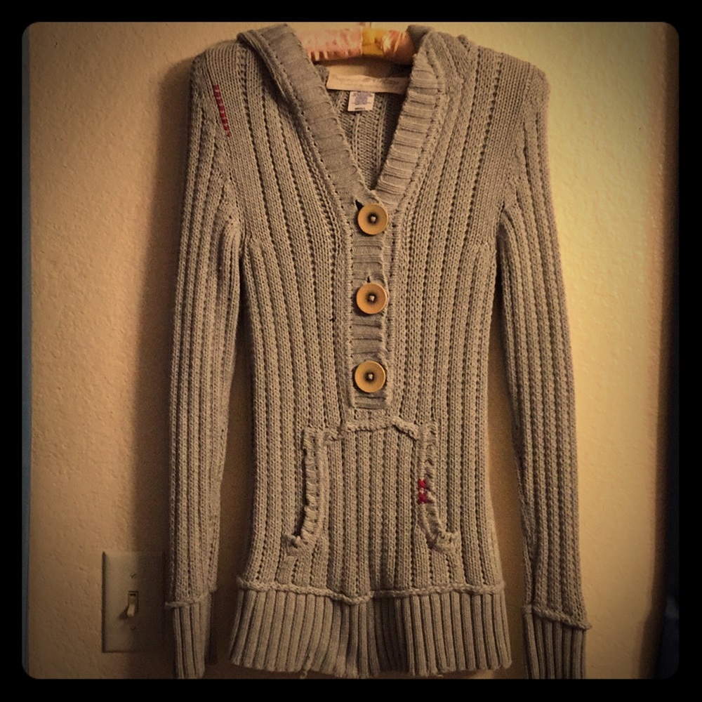 Project E Vintage Size S Hooded Sweater